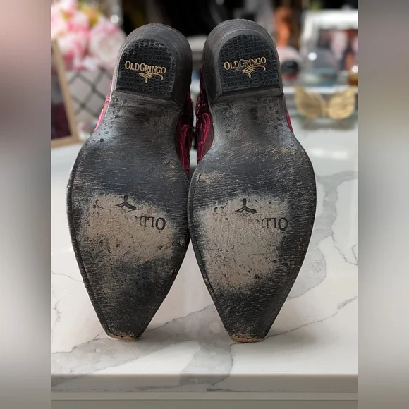 Old Gringo Dulce Calavera Skull Boots 7B - Picture 6 of 8